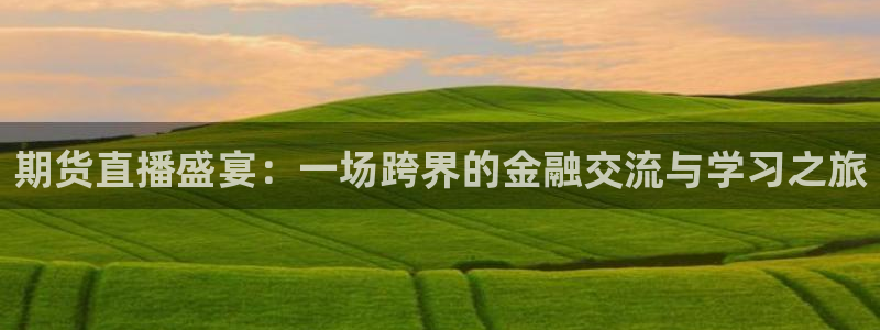 绿茵体育直播cba：期货直播盛宴：一场跨界的金融交流与学习之旅